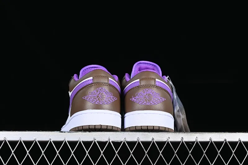 All categories Air Jordan Jordan series basketball shoes Air Jordan 1 Low Z version Air Jordan 1 Low "Palomino" AJ1 Joe 1 Mocha Purple Low-top cultural basketball shoes 553560-215